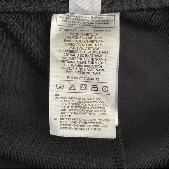 Adidas Black and Pink xl Track Pants climacool zipper bottom - Picture 10 of 15